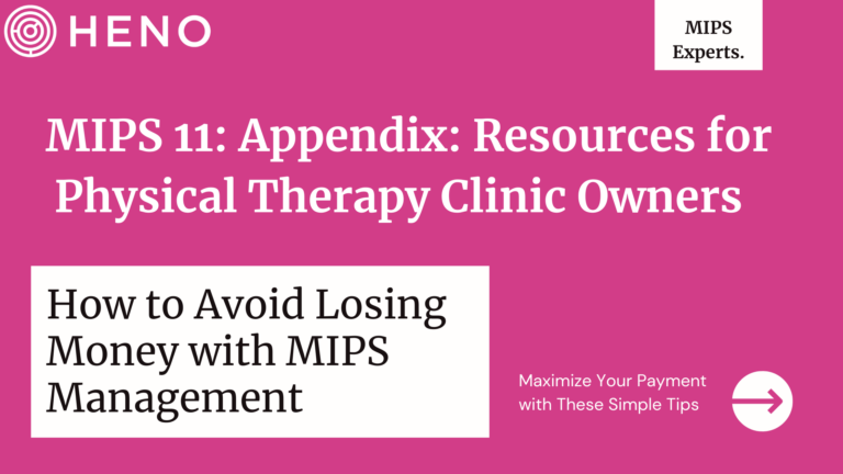 Appendix: Resources for Physical Therapy Clinic Owners